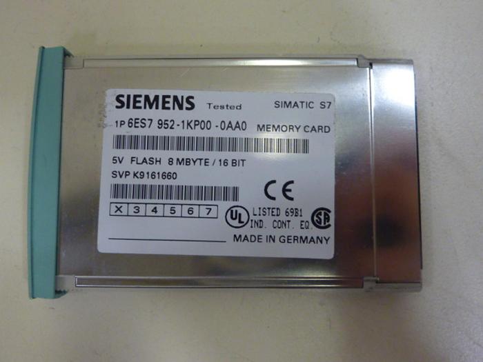 Used SIEMENS Memory Card 6ES7 952-1KP00-0AA0 #48653