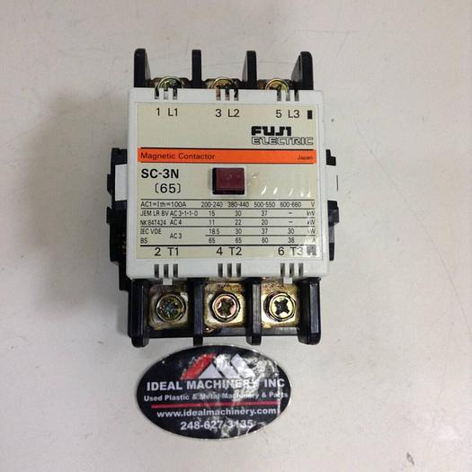 Used FUJI ELECTRIC Magnetic Contactor SC-3N 4NC2H0 #79081