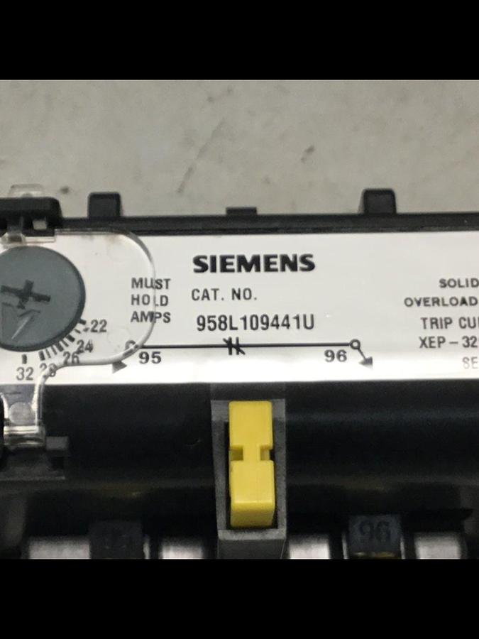 Used SIEMENS Relay 958L109441U Used