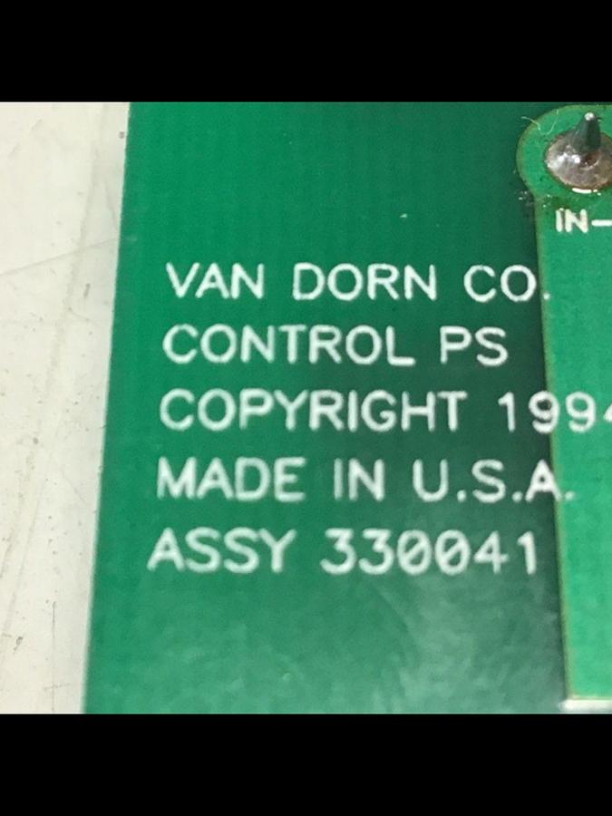 Used VAN DORN Circuit Board 330041 PC330-041 Used