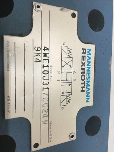 Used MANNESMANN REXROTH Valve 4WE10J31CG24N9K4 #114916