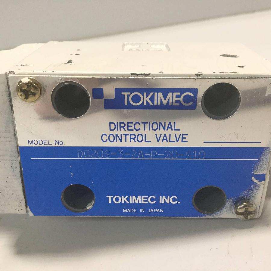 Used TOKIMEC Directional Control Valve DG20S-3-2A-P-20-S10 Used