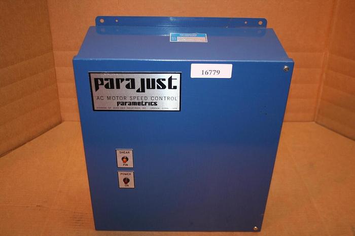 Used PARAMETRICS AC Motor Speed Control 601500 Used