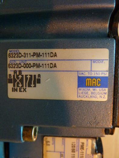 Used MAC VALVE Hydraulic Valve 6323D-311-PM-11DA #25853