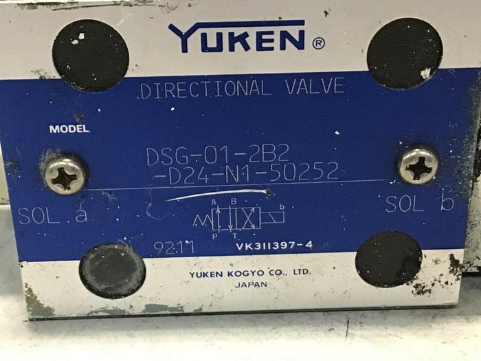 Used YUKEN Valve DSG-01-2B2-D24-N1-50252 #138021