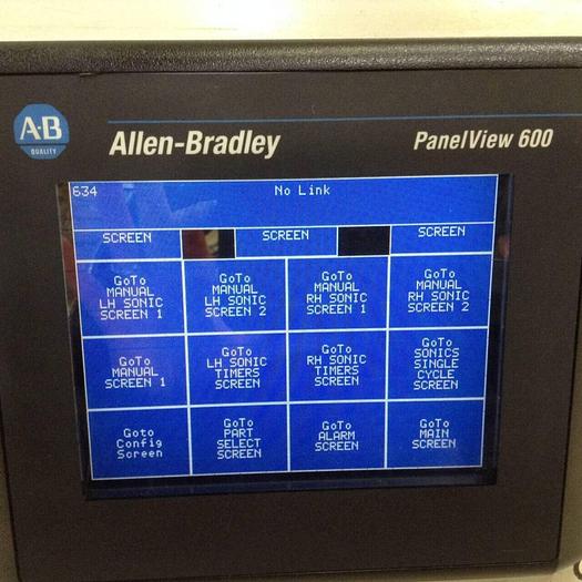 Used ALLEN BRADLEY Panel View 600 2711-T6C20L1 SER B Used