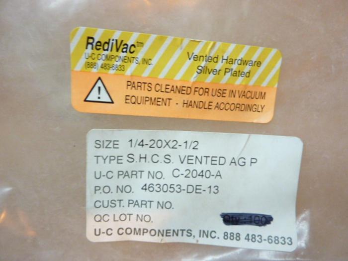 U-C COMPONENTS Socket Head Cap Screw C-2040-A #41283