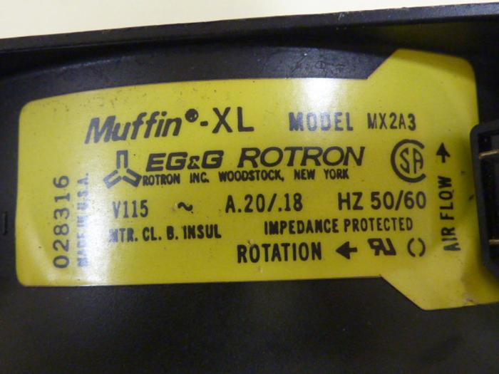 Used ROTRON AC Axial Fan MX2A3 #113599