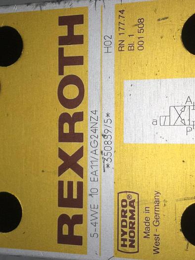 Used REXROTH Solenoid Valve 54WE10EA11/AG24NZ4 #105725