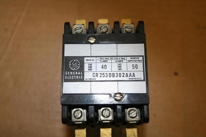 Used GENERAL ELECTRIC / GE Contactor CR253DB302AAA #21917