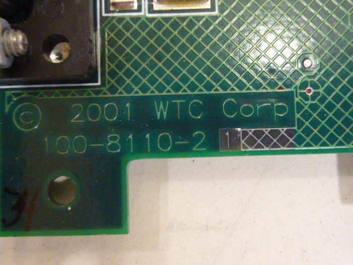 Used WTC Circuit Board 8113-2M0 #66731