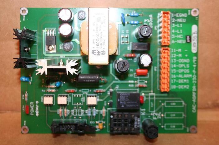 Used MOULD TEK Circuit Board CAC-AGRFDR-230-P-4/98 Used