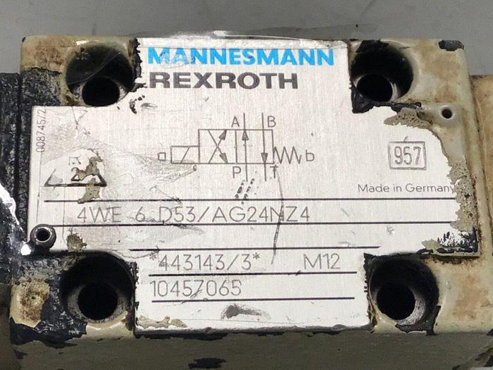 Used REXROTH Valve 4WE 6 D53 4WE6D53/AG24NZ4 Used