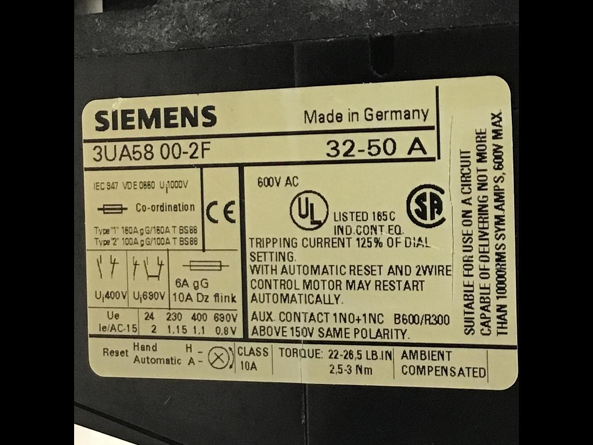 Used SIEMENS Contactor 3TF5022-OAK6 Used #140743