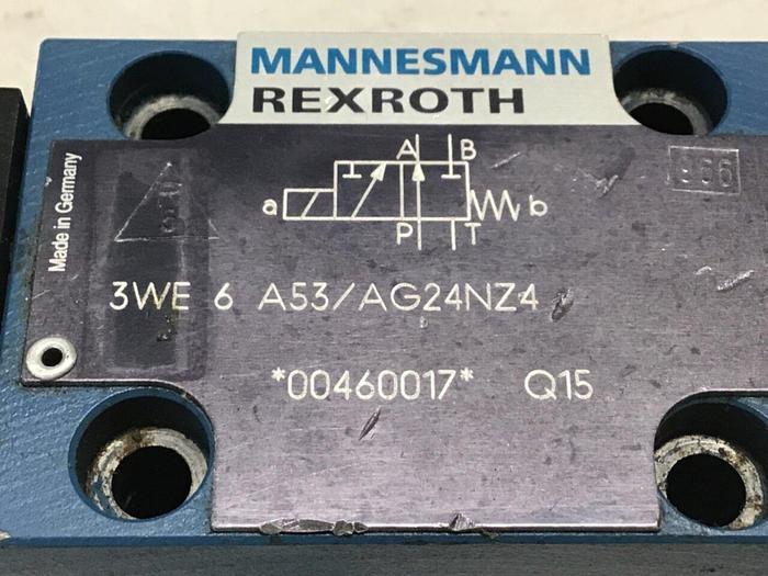 Used MANNESMANN REXROTH Valve 3WE6A53/AG24NZ4 #117148