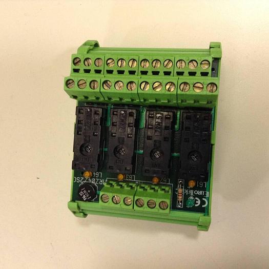 Used EUROTEK Four Channel Relay Breakout ET-MRZ04/24DC/2SC/N #82754
