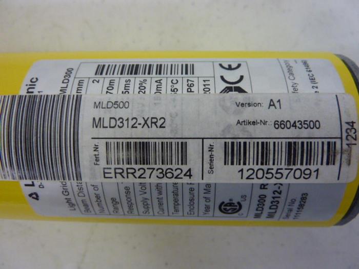 Used LEUZE Light Curtain Receiver MLD312-XR2 #52345