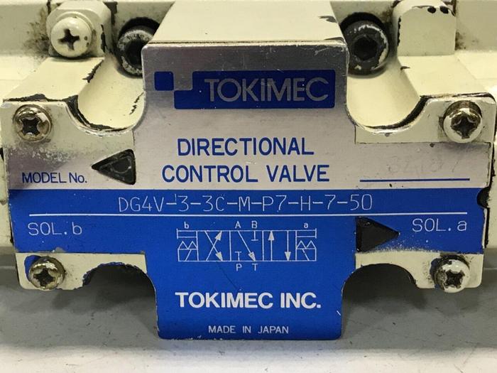 Used TOKIMEC Valve DG4V-3-3C-M-P7-H-7-50 #132978