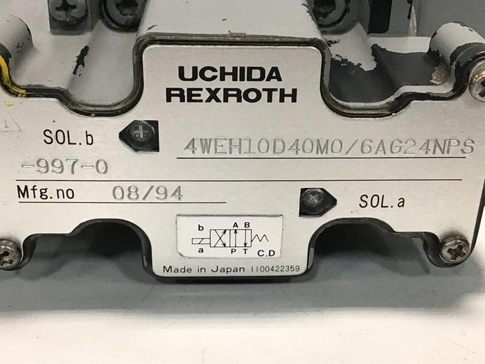 Used REXROTH Valve 4WEH10D40M0/6AG24NPS-997-0 #114998
