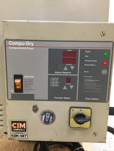 Used CONAIR FRANKLIN CD30 Desiccant Dryer w/ Hopper D30A4000300 HOP USED