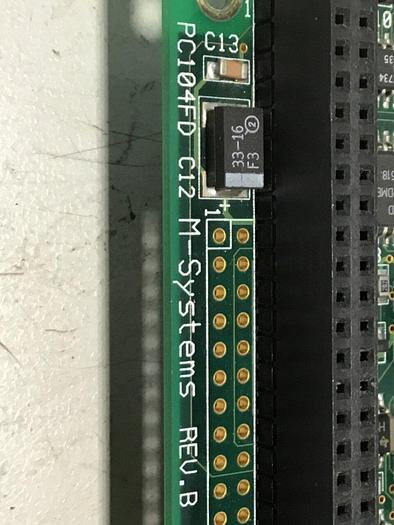 Used M SYSTEM TECH Flash Disk Memory Board PC104FD #117933
