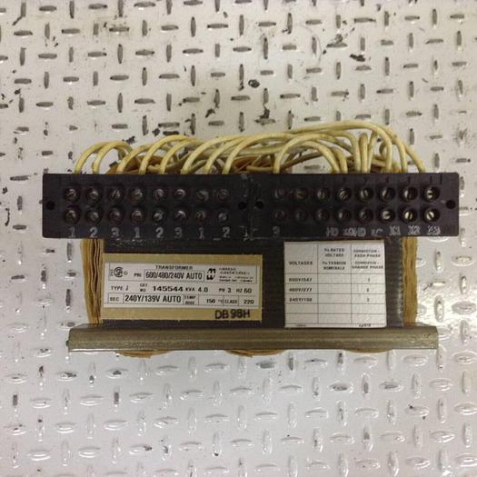 Used HAMMOND 4.0 kVA Transformer 145544 #84852