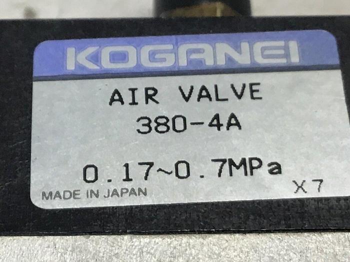 Used KOGANEI Air Valve 380-4A #128901