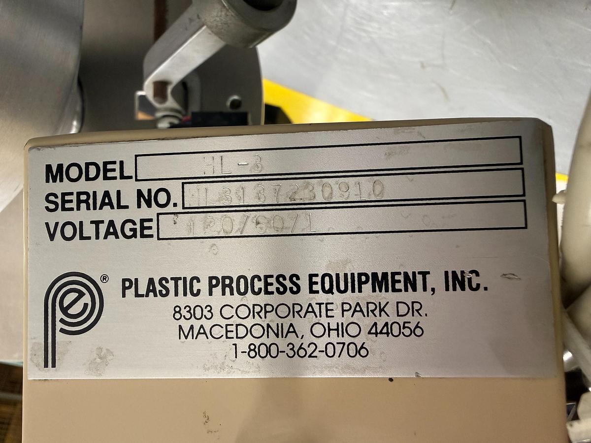 Used PLASTIC PROCESS EQUIPMENT HL-3