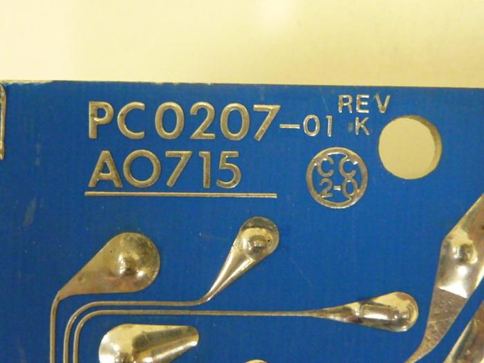 Used CONTROL SYSTEM LABS Circuit Board PC0207 #55901