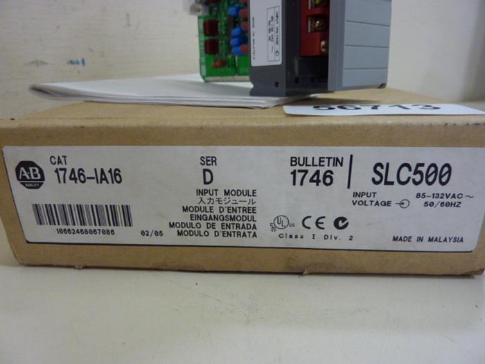Used ALLEN BRADLEY Input Module 1746-IV16 SER C #56714