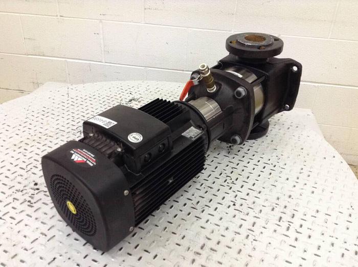 Used GRUNDFOS 3.00 kW / 4 HP Pump w/ Motor CR15-02 A-F-A-V-HQQV Used