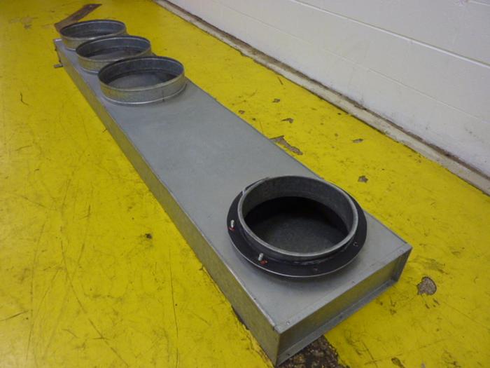Used METAL FABRICATOR Dust Collector Duct DUCT218 #56218