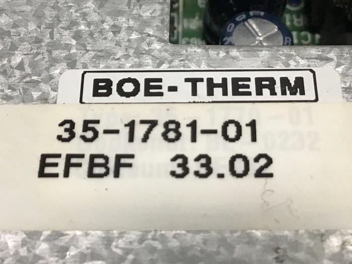 Used THERMAL CARE Panel BOE-THERM #120792