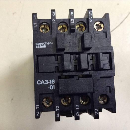 Used SPRECHER & SCHUH Motor Starter Contactor CA3-16C #88968