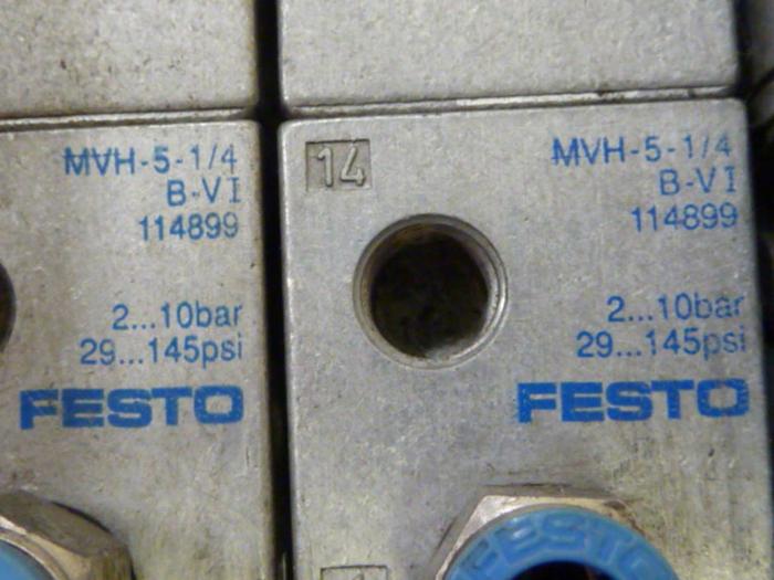 Used FESTO Control Block / Valve Terminal IFB8-02 #52851
