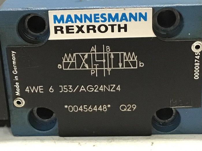 Used REXROTH Directional Control Valve 4WE6J53/AG24NZ4 #140410