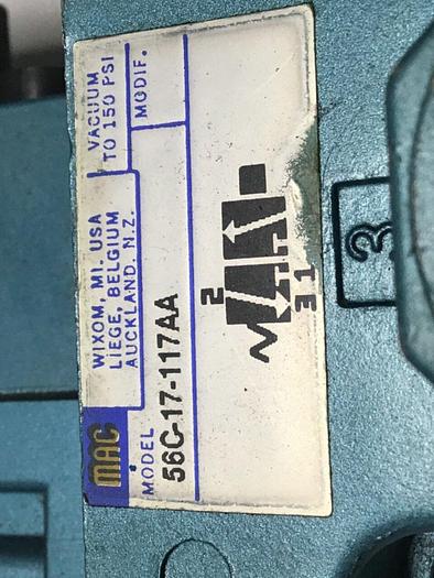 Used MAC Solenoid Valve 56C-17-117AA #112773