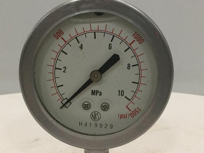 Used NKS Pressure Gauge H419929 #105296