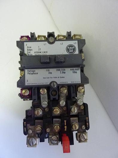 Used WESTINGHOUSE Motor Starter Size 1 A200M1CACD Used