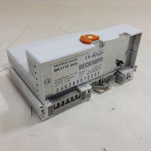 Used BECKHOFF Profibus Coupler BK3110 #86716