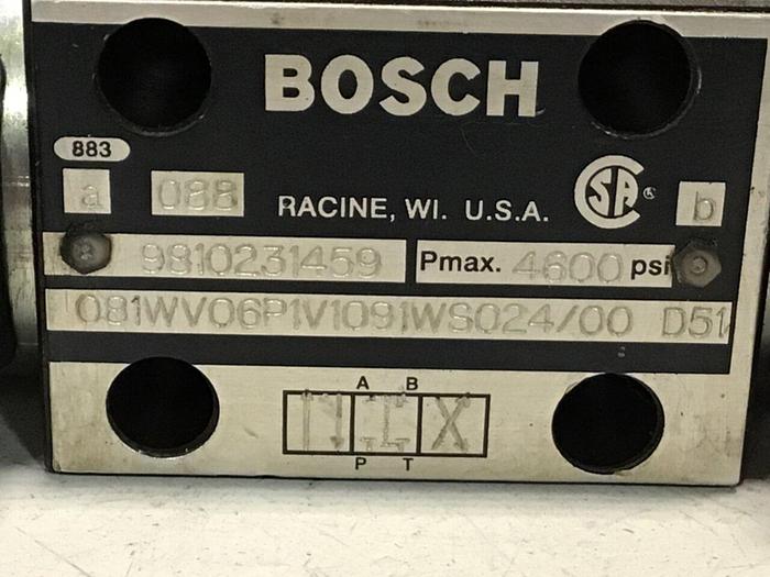 Used BOSCH Relief Valve 9810231459 081WV06P1V1091WS024/00D51 Used