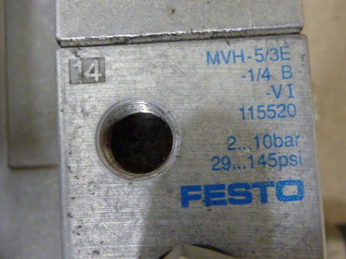 Used FESTO Control Block / Valve Terminal TN 18 859 #52760