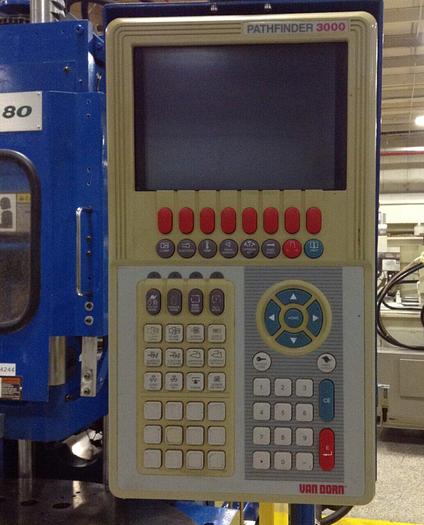 Used 2000 NEWBURY 80VTCR4 INJECTION MOLDING MACHINE USED