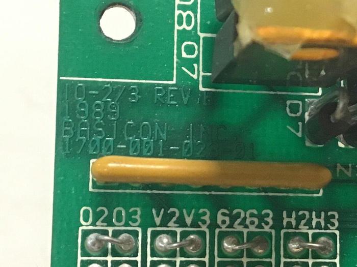 Used BASICON Circuit Board 1700-001-023-01 #124798