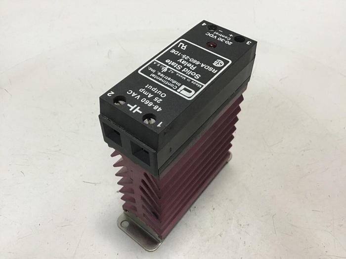Used CONTINENTAL INDUSTRIES Solid State Relay RSDA-660-25-1DE #134795