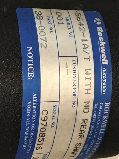 Used ROCKWELL Servo Motor S642-1A/T #127368