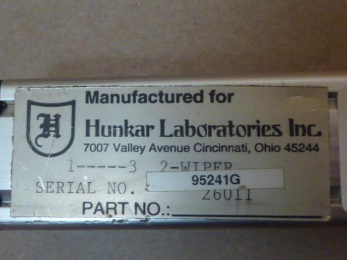 Used HUNKAR LABS Linear Transducer 26011 #37544