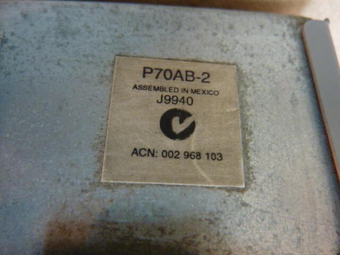 Used JOHNSON CONTROLS Pressure Control Switch P70AB-2 #39023
