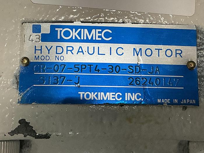 Used TOKIMEC CR-07-5PT4-30-SD-JA-S137-J