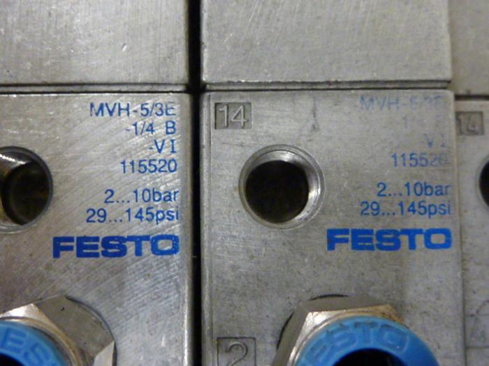 Used FESTO Control Block / Valve Terminal IFB8-02 #52816
